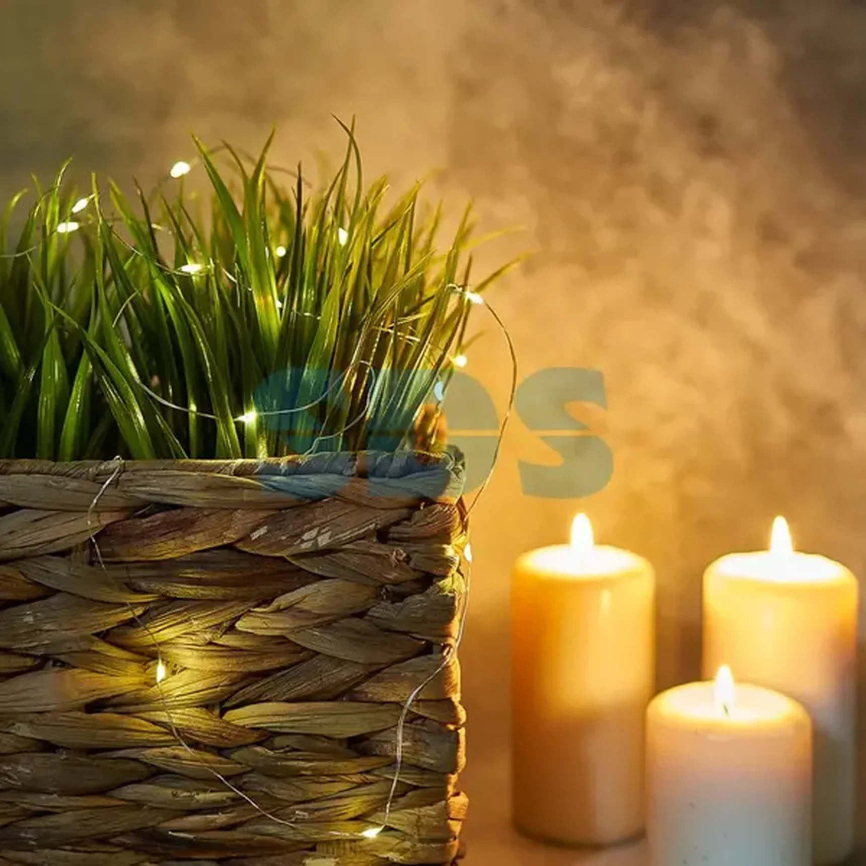 Гирлянда Роса, 2 м, 20 диодов, цвет теплый белый