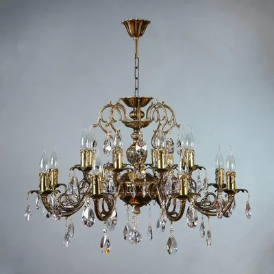 Подвесная люстра Ambiente Alicante 8888/8+8 PB Tear drop