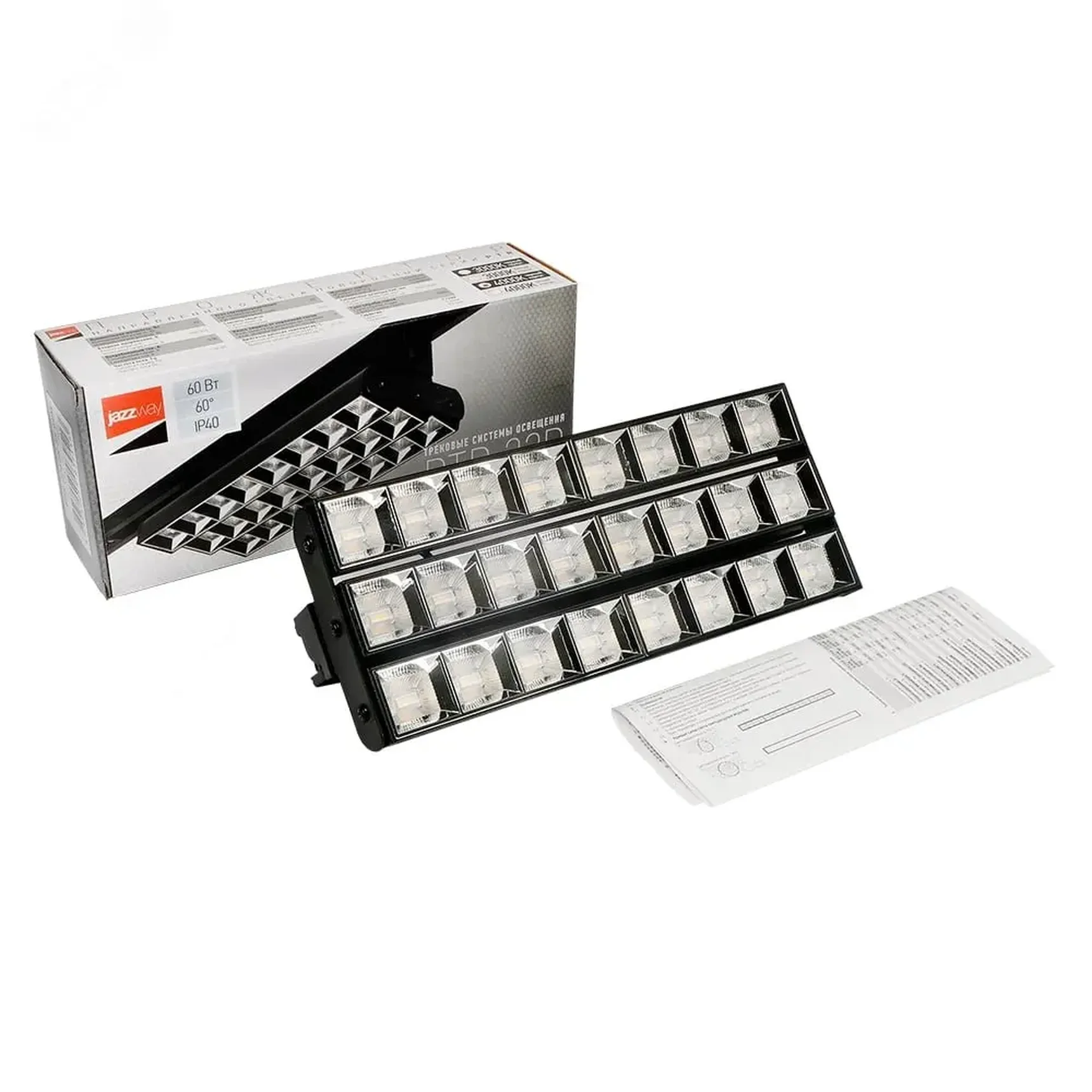 Трековый светильник светодиодный PTR 2260R 3S 60w 4000 K BL, 5039513