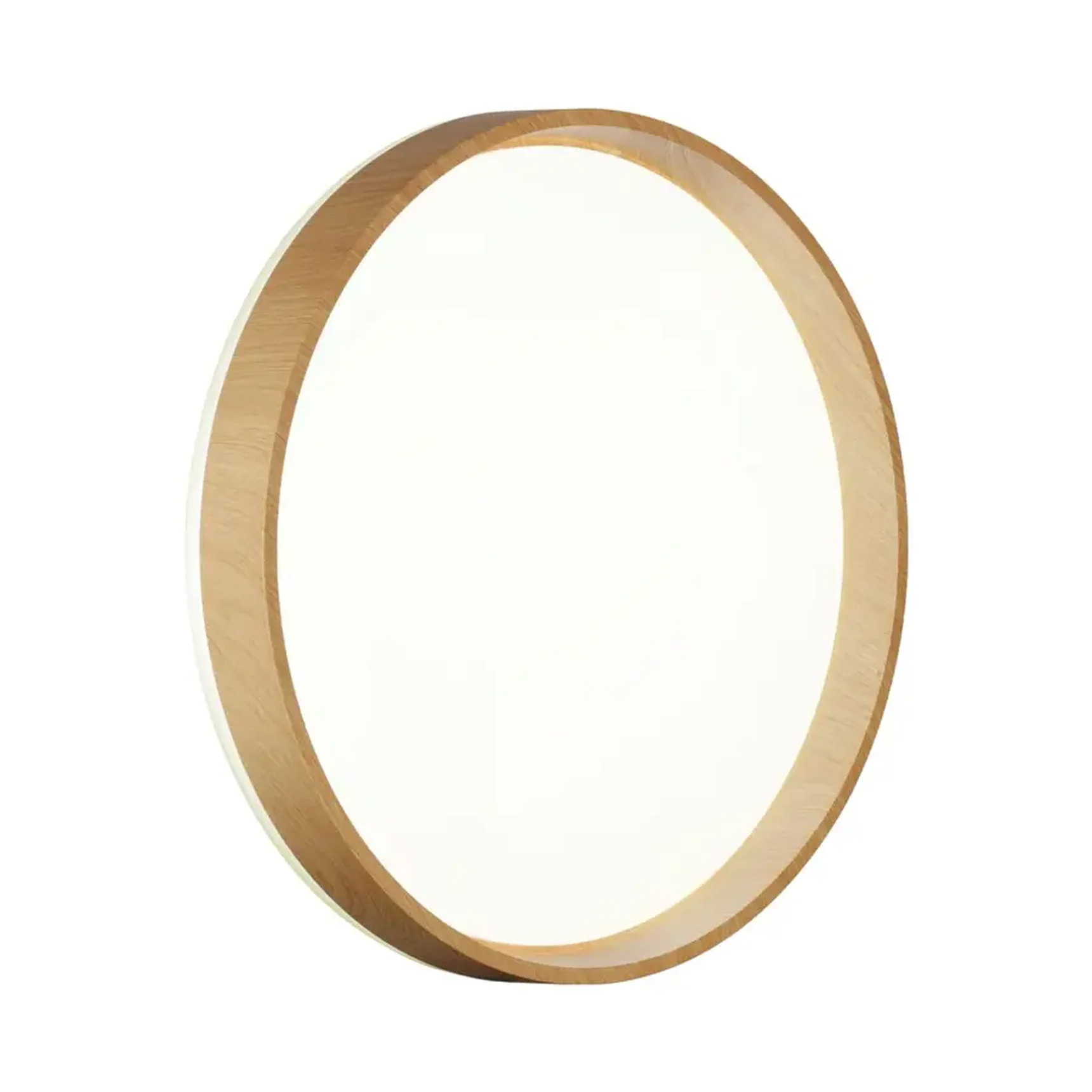 7684/DL BASICA SN 112 Светильник пластик/кор. под дер. LED 48Вт 4000K D390 IP43 GARI WOOD