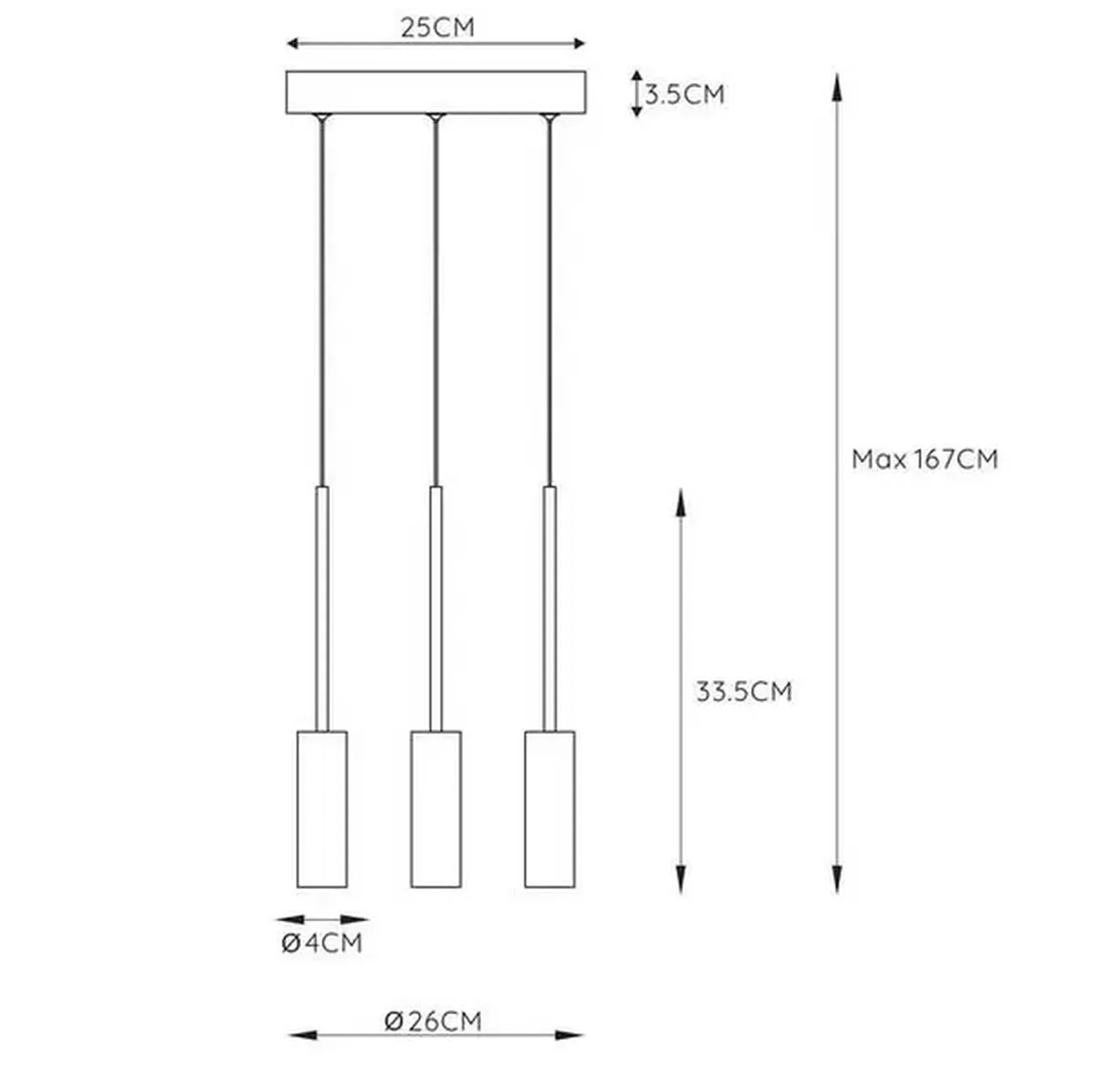 Подвесная светодиодная люстра Lucide Tubule 24401/21/30