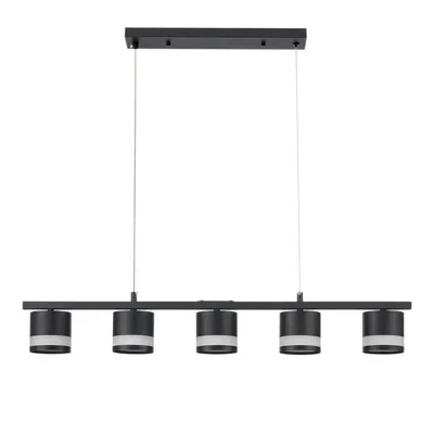 8240/5 COMFI LN25 черный, металл/акрил Светильник подвесной LED GX53 5*7W 220V LANIKA