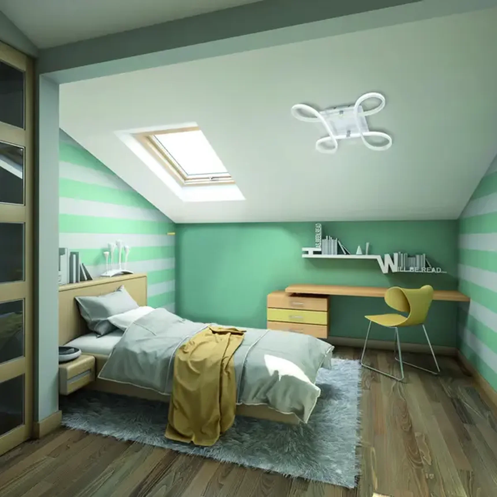 Потолочный светодиодный светильник Mantra Knot Led 4990