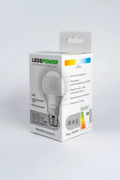 Светодиодная лампа LEDS POWER A60 E27 9Вт 4000К 006611