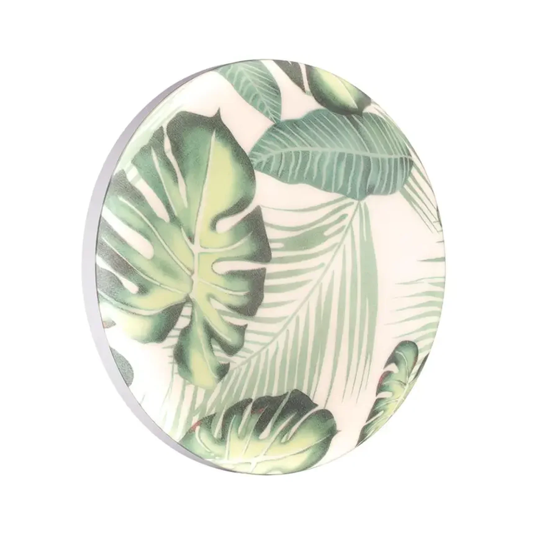 7748/EL PALE SN Светильник светодиодный потолочный пластик/белый/зеленый LED 70Вт 3000-6000К D480 IP43 пульт ДУ FLORI