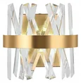 LED LAMPS 81113/1W Светодиодное бра нимб с моб. приложением 35W, золото, LED 43821