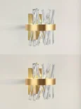 LED LAMPS 81113/1W Светодиодное бра нимб с моб. приложением 35W, золото, LED 43821