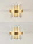 LED LAMPS 81125/1W Светодиодное бра нимб с моб. приложением 30W, золото, LED 43810