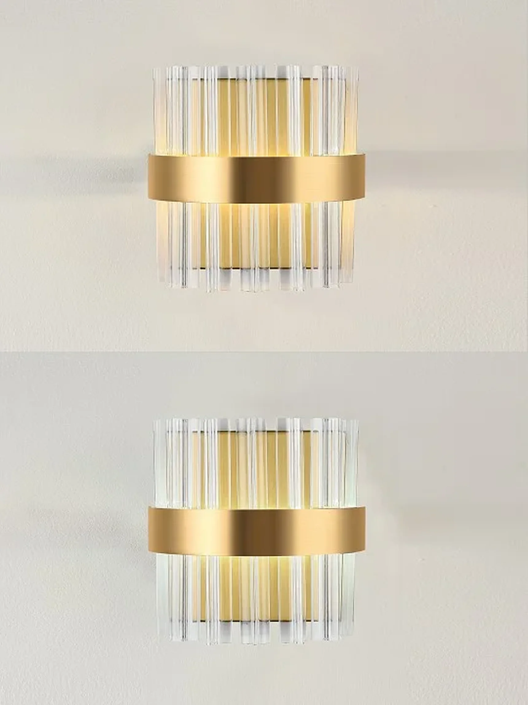 LED LAMPS 81125/1W Светодиодное бра нимб с моб. приложением 30W, золото, LED 43810