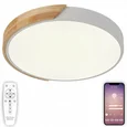LED LAMPS 81181 Светодиодный светильник люстра с пультом ДУ, моб. приложением 120W, белый, LED 44243