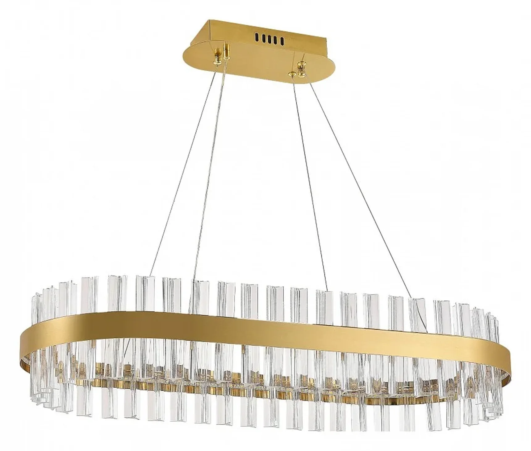 LED LAMPS 81252 Светодиодная люстра нимб 120W, золото, LED 43361