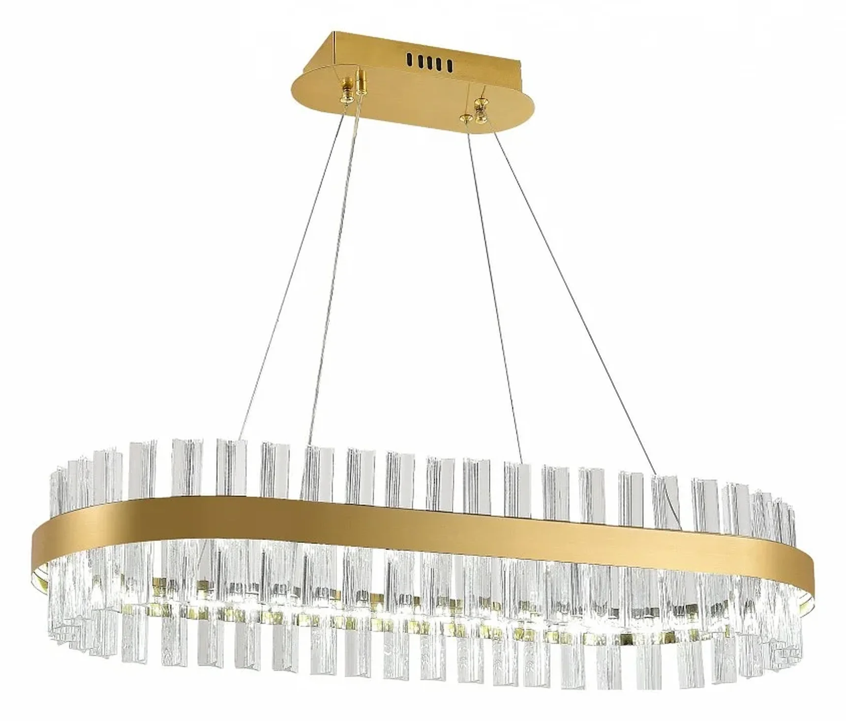 LED LAMPS 81252 Светодиодная люстра нимб 120W, золото, LED 43361