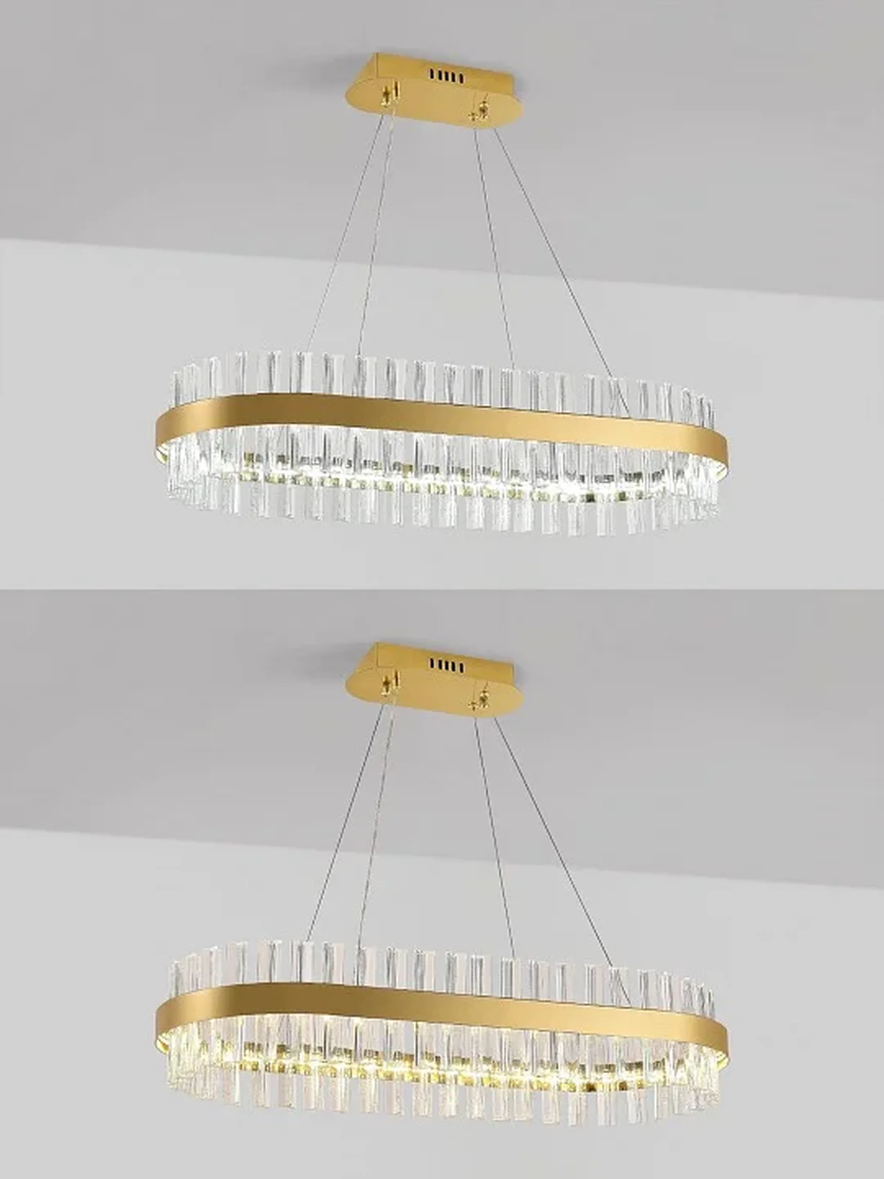 LED LAMPS 81252 Светодиодная люстра нимб 120W, золото, LED 43361