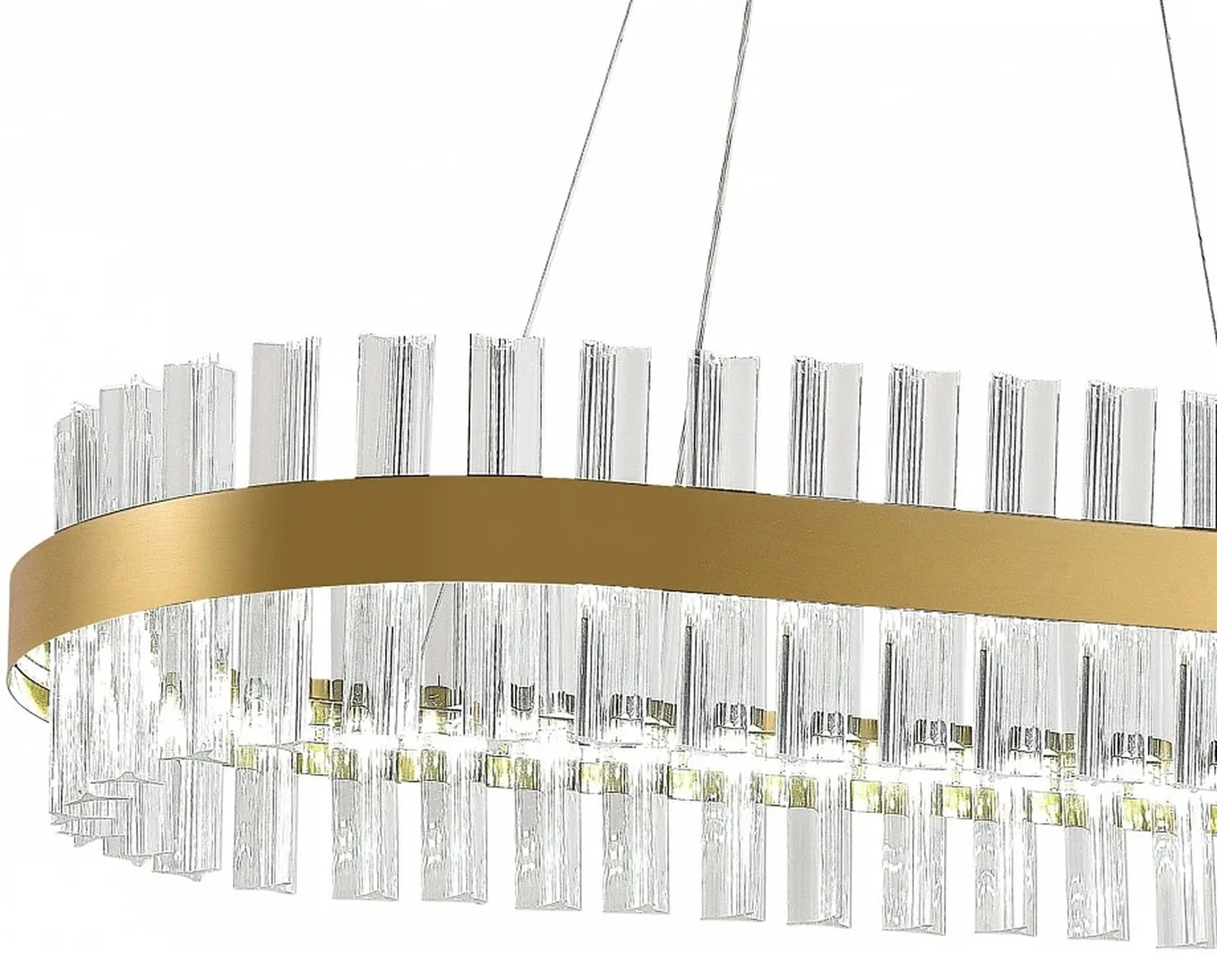 LED LAMPS 81252 Светодиодная люстра нимб 120W, золото, LED 43361
