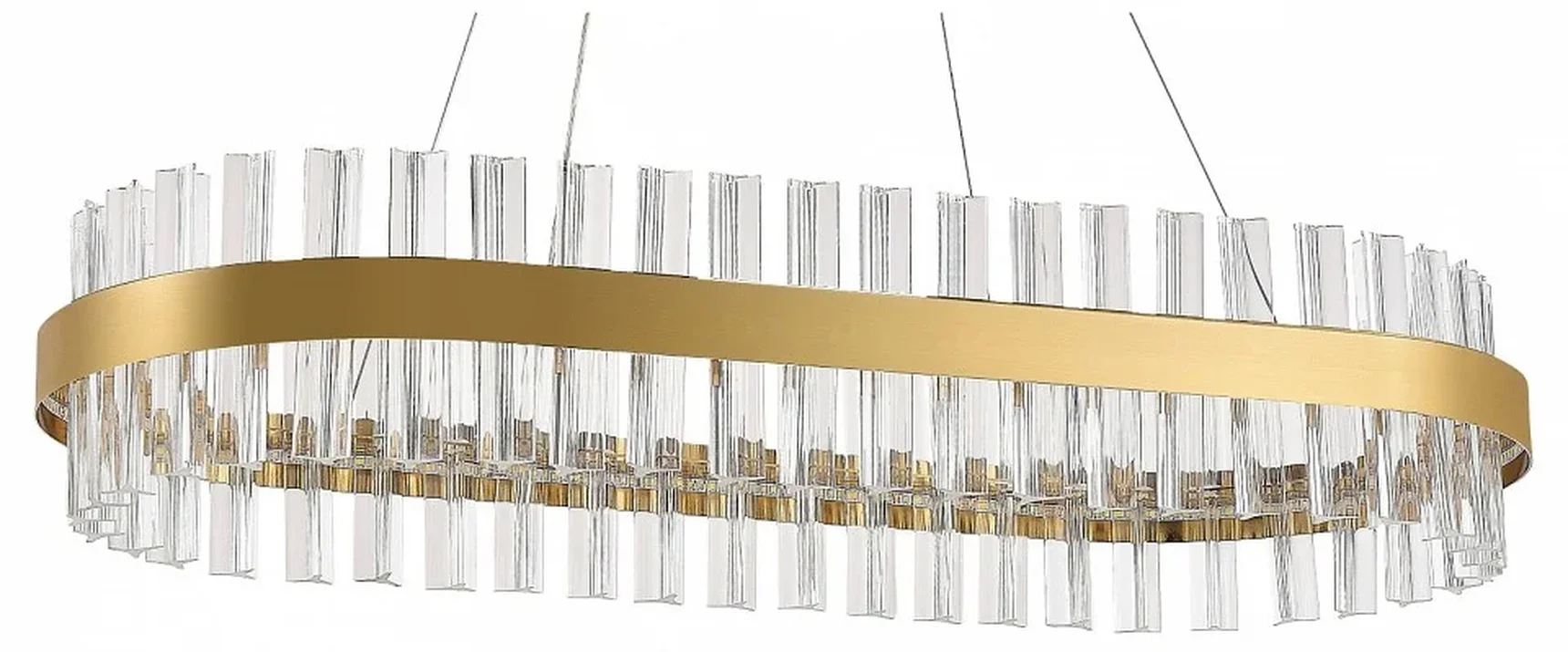 LED LAMPS 81252 Светодиодная люстра нимб 120W, золото, LED 43361