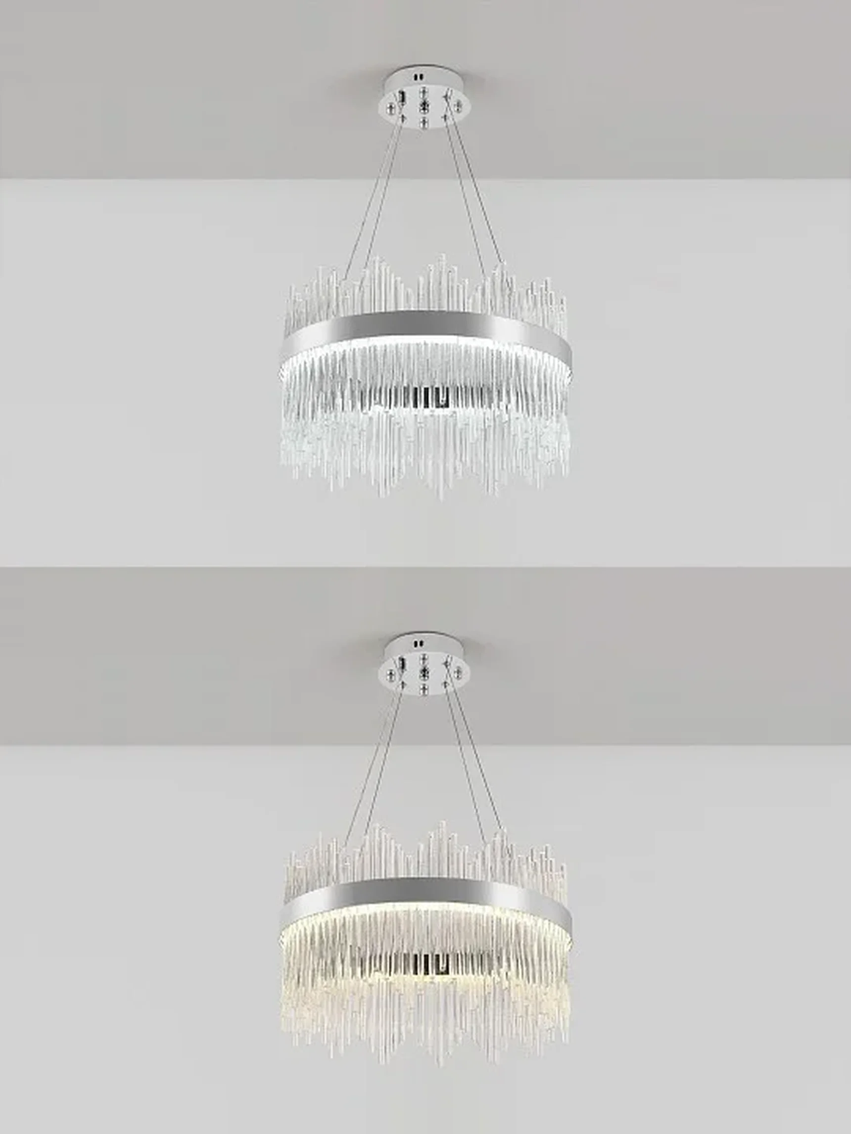 LED LAMPS 81261 Светодиодная люстра нимб 100W, хром, LED 43368