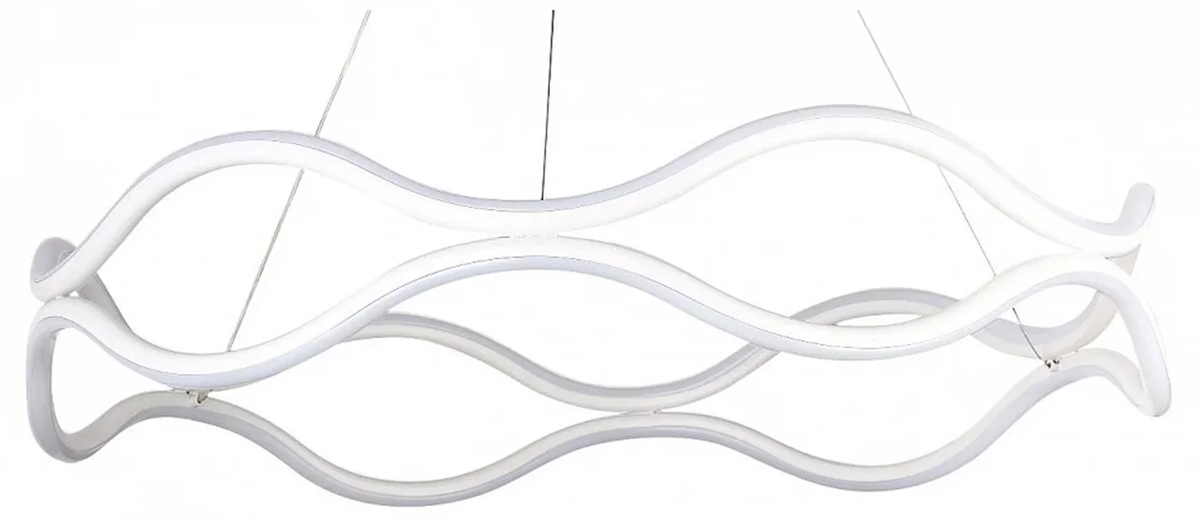 LED LAMPS 81284 Светодиодная Smart люстра нимб 140W с системой умного дома, белая, LED 43646