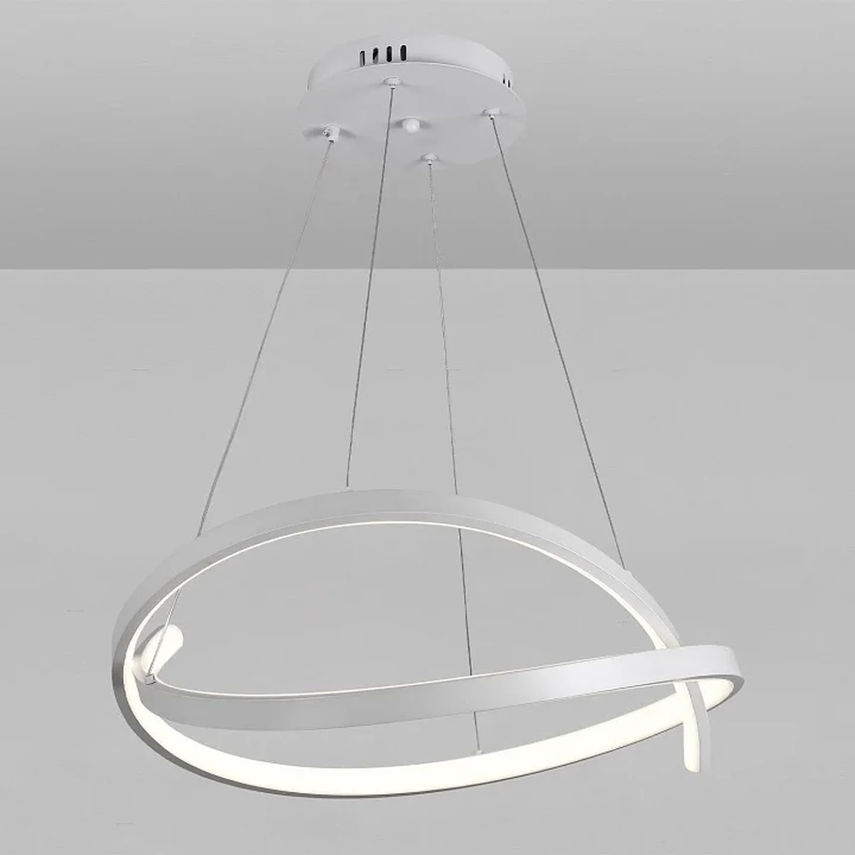 Светодиодная люстра нимб, белый, LED 44614 LED LAMPS 81462