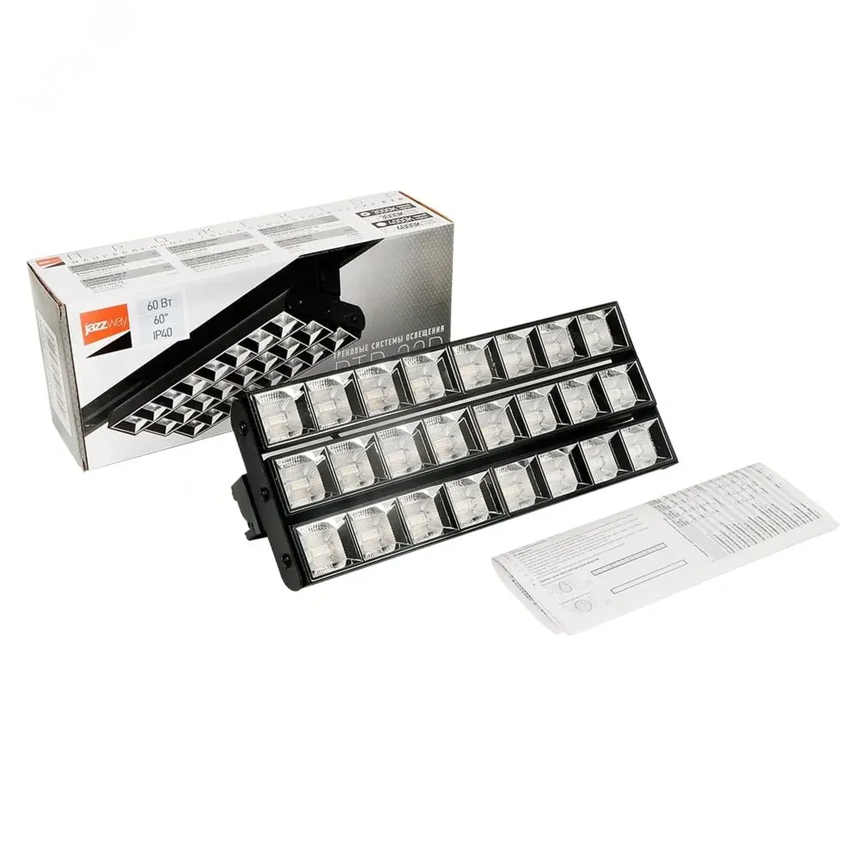 Трековый светильник светодиодный PTR 2260R 3S 60w 3000 K BL, 5039476