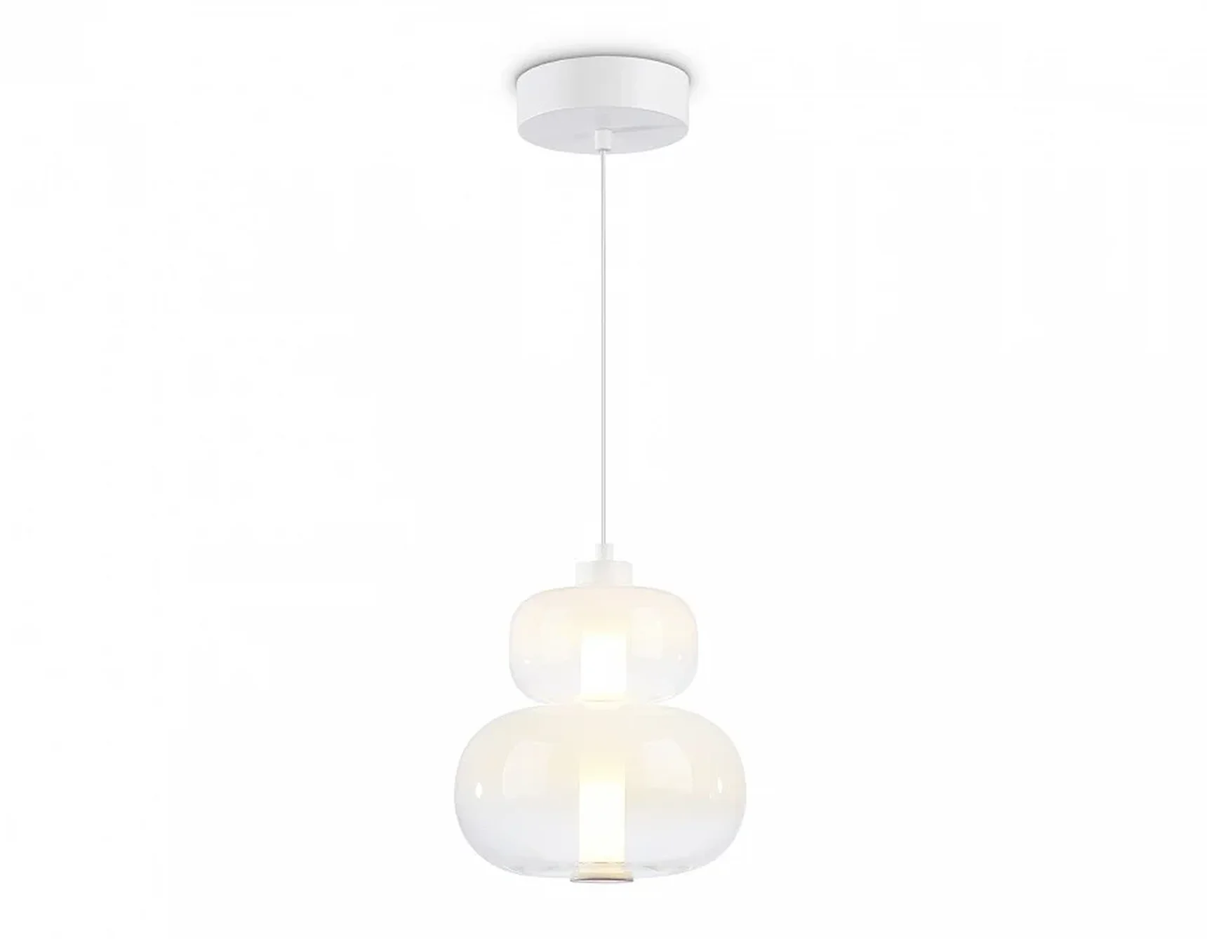 Светильник светодиодный подвесной LH11051 WH/FR белый/белый матовый 12W 3000K D230*265