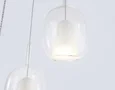 Светильник подвесной LH11151/3 BK/WH/CL черный/белый/прозрачный E27*3 max 60W D425*1500