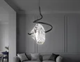 Светильник подвесной LH15001 BK/SM черный/дымчатый G9 max 40W D190*1400
