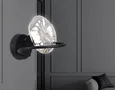 Светильник настенный LH15005 BK/SM черный/дымчатый G9 max 40W 195*210*170