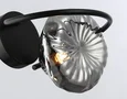 Светильник настенный LH15005 BK/SM черный/дымчатый G9 max 40W 195*210*170
