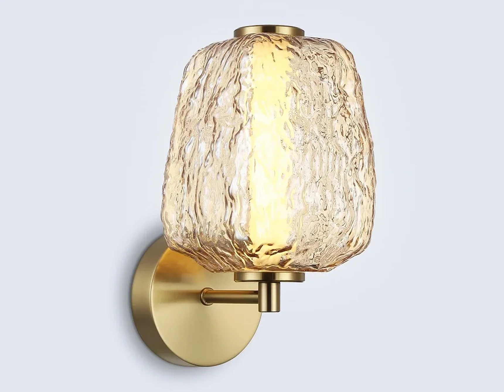 Светильник светодиодный настенный LH30108 SB/TI бронза/янтарь 8W 3000K 140*190*285