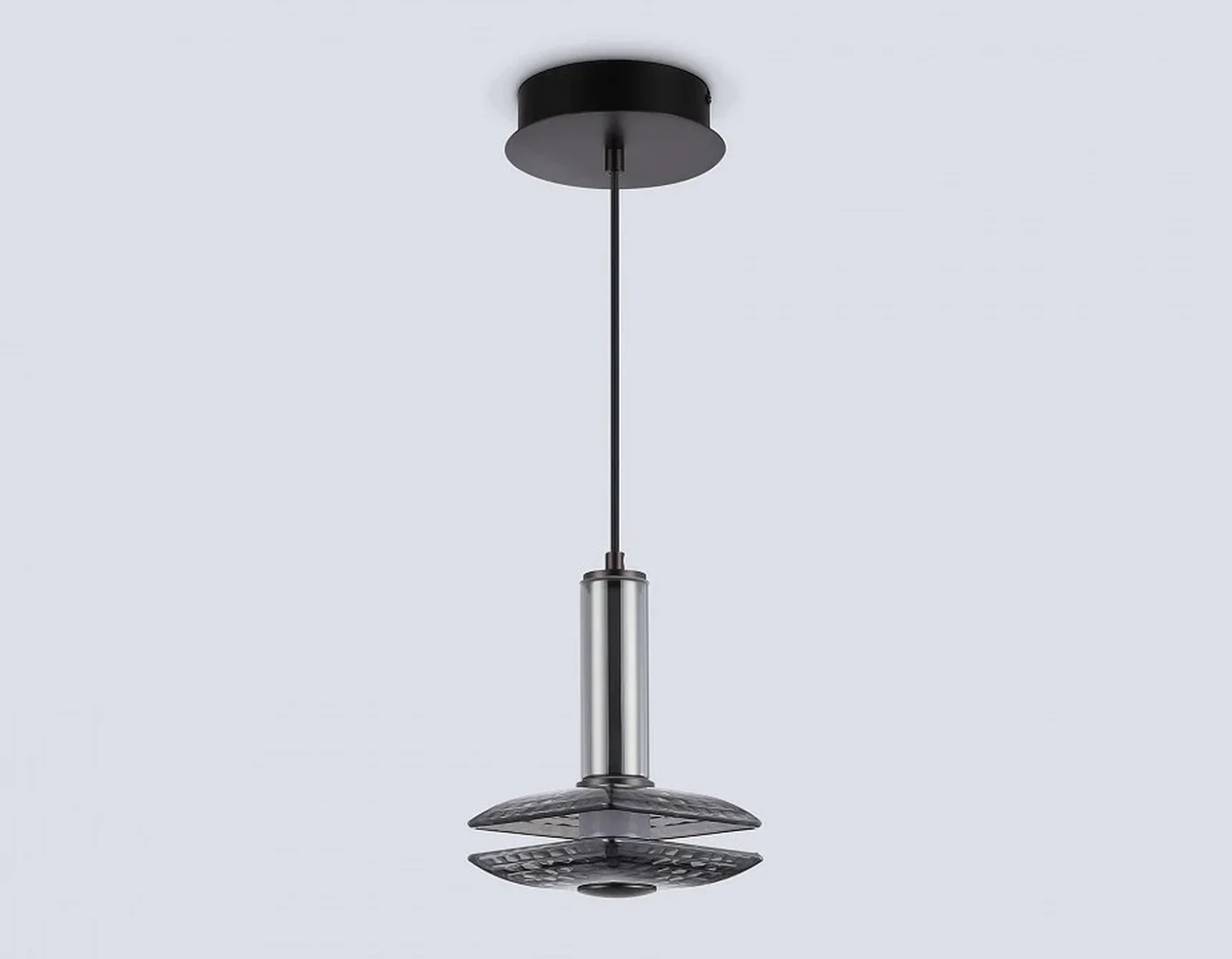 Светильник светодиодный подвесной LH31003 GR/SM серый/дымчатый 10W 3000K 150*150*240