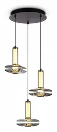 Светильник светодиодный подвесной LH31012/3 GR/SM серый/дымчатый 35W 3000K D450*1790