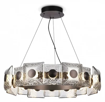 Светильник светодиодный подвесной LH31030 GR/SM серый/дымчатый 72W 3000K D700*150