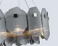 Светильник подвесной LH31201/6 SN/SM сатин никель/дымчатый E14*6 max 40W D510*270