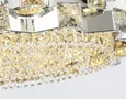 Подвесная люстра с хрусталем LH41001/12 CH/CL хром/прозрачный E14*12 max 40W D540*290