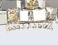 Настенный светильник с хрусталем LH41012/2 CH/CL хром/прозрачный E14*2 max 40W 300*190*270