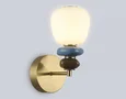 Светильник светодиодный настенный LH53168 SB/WH бронза/белый 8W 3000K 140*225*300
