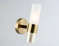Светильник настенный LH55116 BS/FR/TI латунь/белый матовый/янтарь E14 max 40W 130*100*225