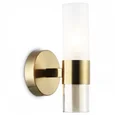 Светильник настенный LH55116 BS/FR/TI латунь/белый матовый/янтарь E14 max 40W 130*100*225