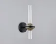 LH55355/2 BK/CGD/CL черный/золото/прозрачный G9/2 max 30W 150*100*320