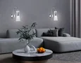 Светильник настенный LH55655 СH/CL хром/прозрачный E14 max 40W 220*90*300