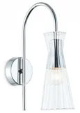 Светильник настенный LH55655 СH/CL хром/прозрачный E14 max 40W 220*90*300