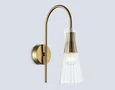 Светильник настенный LH55705 BS/CL латунь/прозрачный E14 max 40W 220*90*300