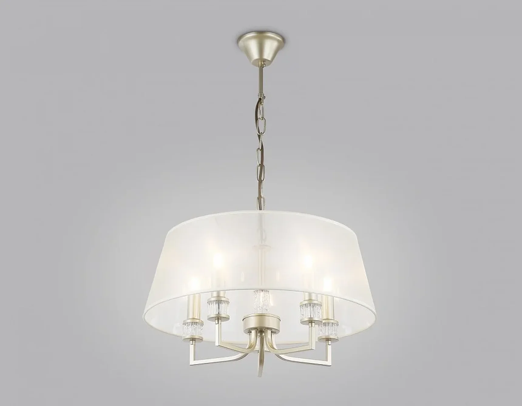 Подвесной светильник GL1441 LH71211/5 CGD золото E14/5 max 40W D500*700