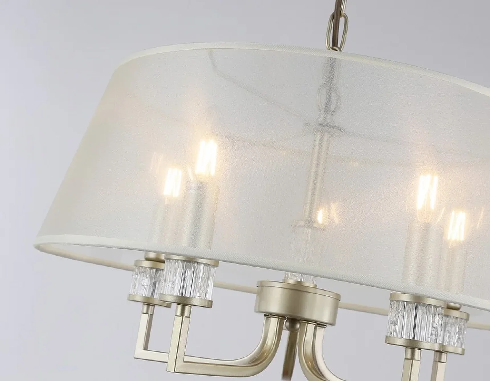 Подвесной светильник GL1441 LH71211/5 CGD золото E14/5 max 40W D500*700