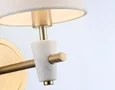 Настенный светильник с абажуром LH75047 BS/WH латунь/белый E14 max 40W 230*140*270