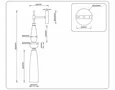 Светильник настенный LH75369 GD/WH золото/белый G9 max 28W 70*150*560