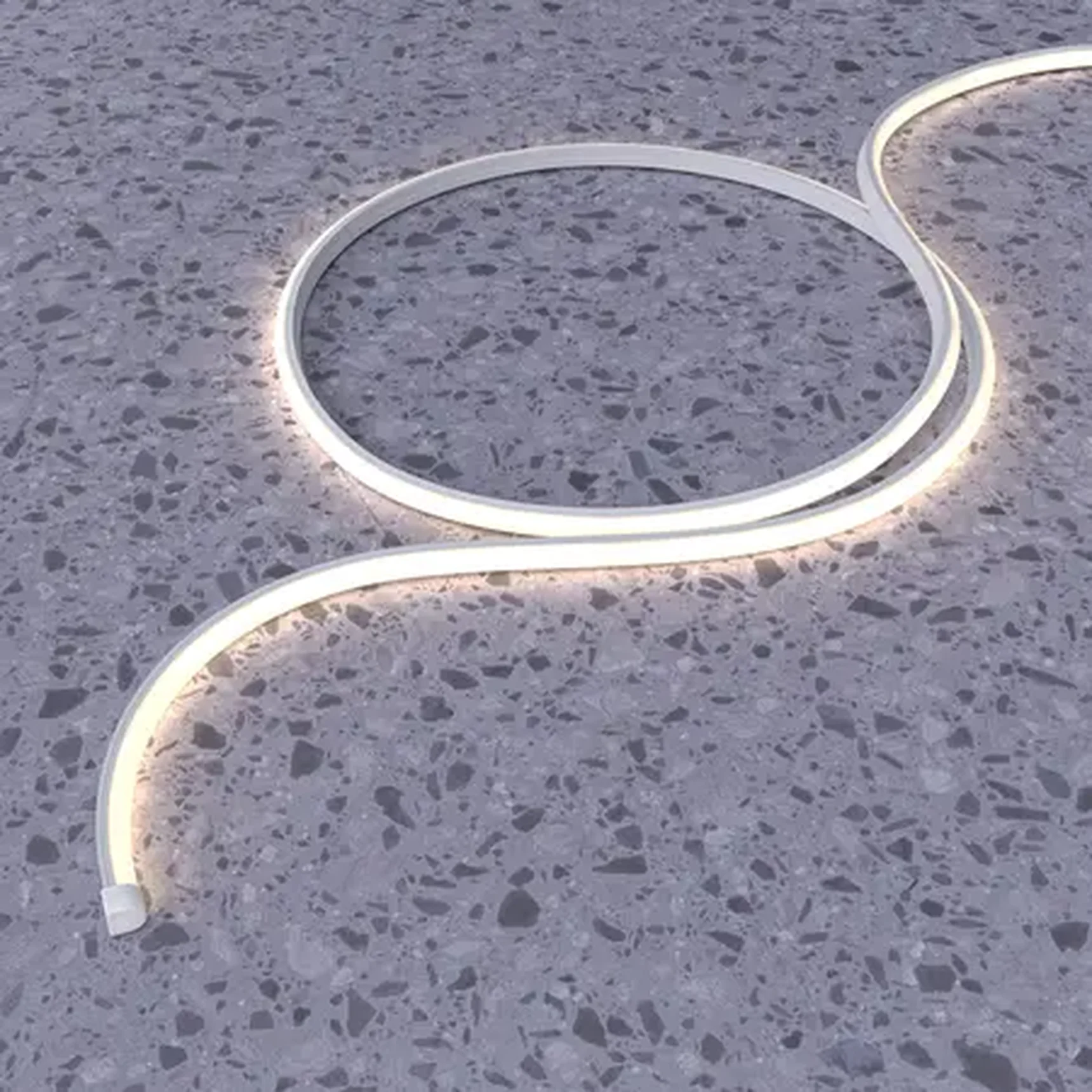 Термостойкий гибкий неон 1313 24В 14.4Вт/м 3000K IP67 5м, 20093