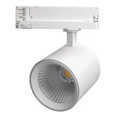 Светодиодный светильник Feron TR Reflex трековый на шинопровод 40W, 3500 Lm, 4000К, 36 градусов, белый, 3х фазный с функцией выбора мощности