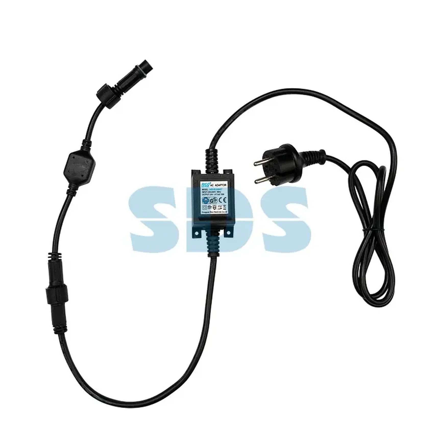 Гирлянда LED ClipLight 24V, 3 нити по 10 метров, цвет диодов ТЕПЛЫЙ БЕЛЫЙ