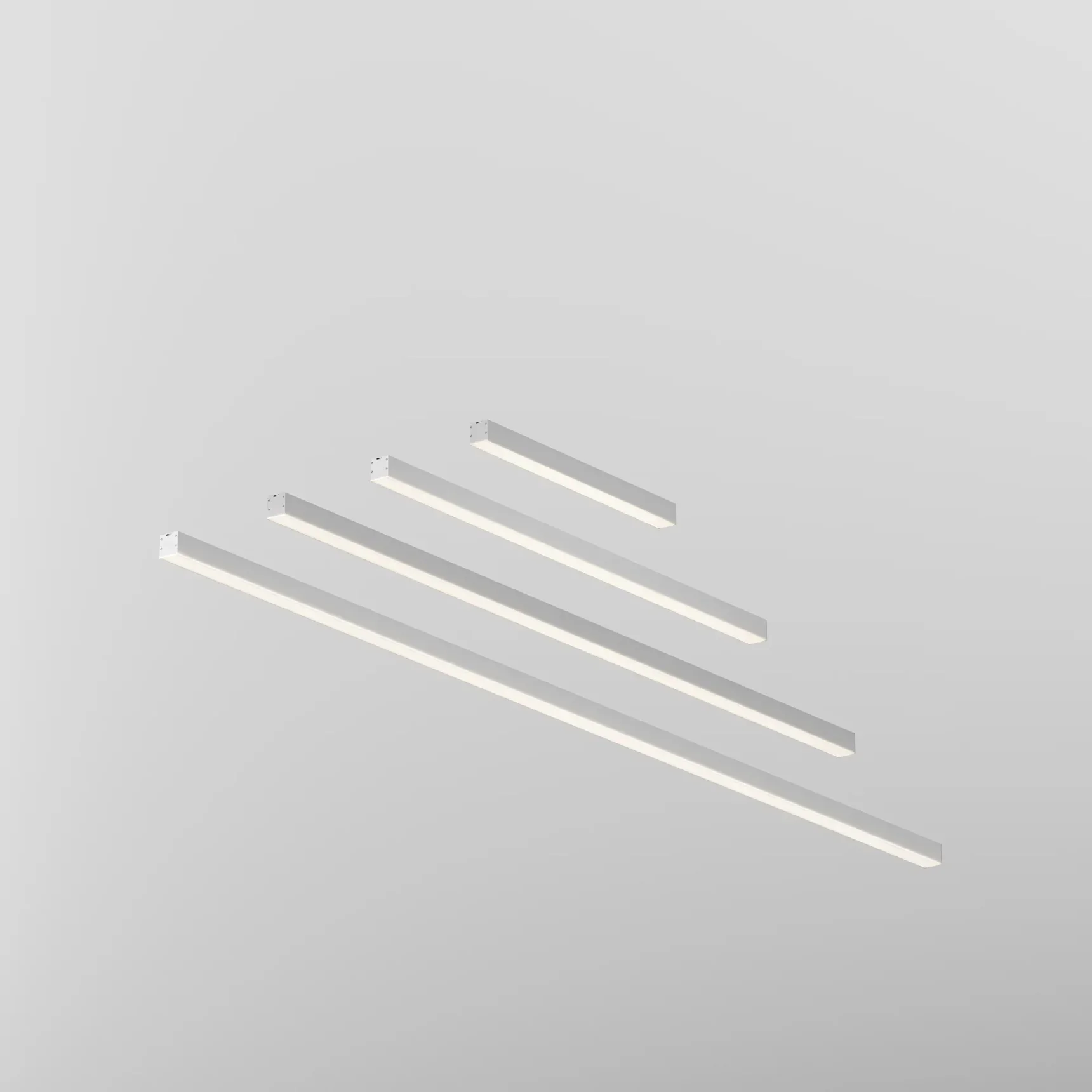 Линейный светильник накладной 4000K 35x35 12 Вт (Серебро, 500 мм), LL311002